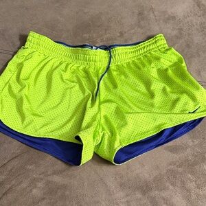 Nike Lime Green Athletic Shorts